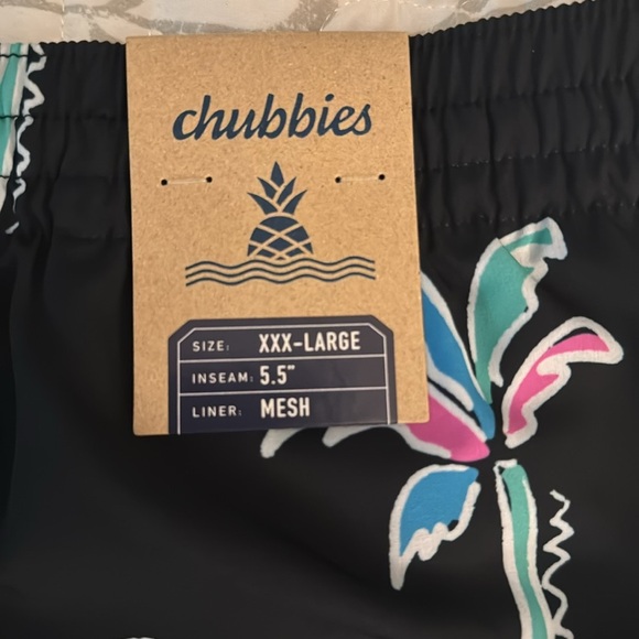 Men’s Chubbies The Havana Nights 5.5” Classic Swim Trunk Size 3XL - Picture 4 of 12